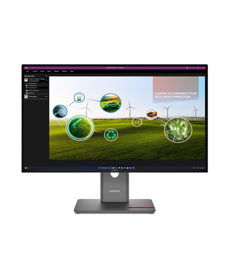 Lenovo | ThinkVision | P27Q-40 | 27 " | IPS | 16:9 | 120 Hz | 4 ms | 350 cd/m² | HDMI ports quantity 1 | Eclipse black | W