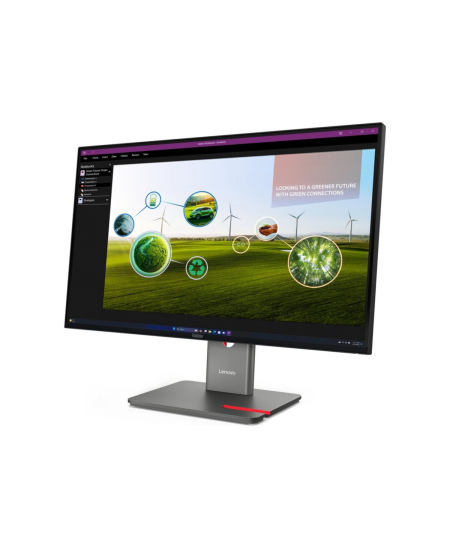 Lenovo | ThinkVision | P27Q-40 | 27 " | IPS | 16:9 | 120 Hz | 4 ms | 350 cd/m² | HDMI ports quantity 1 | Eclipse black | W