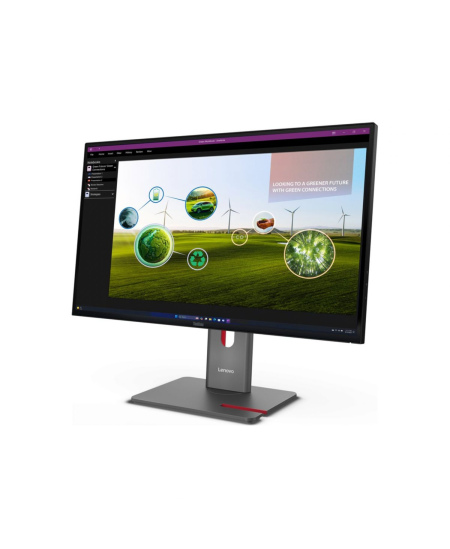 Lenovo | ThinkVision | P27Q-40 | 27 " | IPS | 16:9 | 120 Hz | 4 ms | 350 cd/m² | HDMI ports quantity 1 | Eclipse black | W