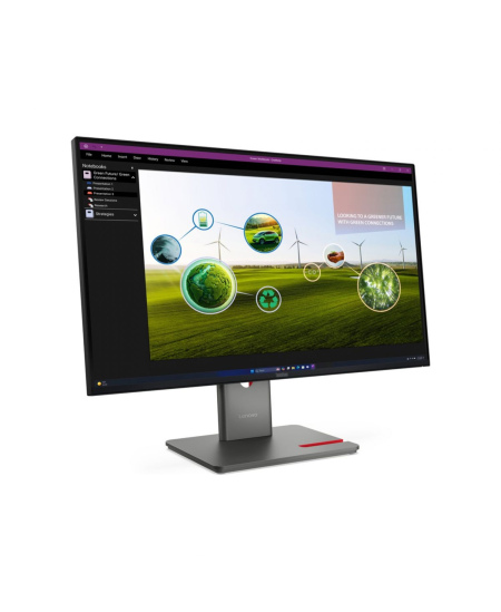 Lenovo | ThinkVision | P27Q-40 | 27 " | IPS | 16:9 | 120 Hz | 4 ms | 350 cd/m² | HDMI ports quantity 1 | Eclipse black | W