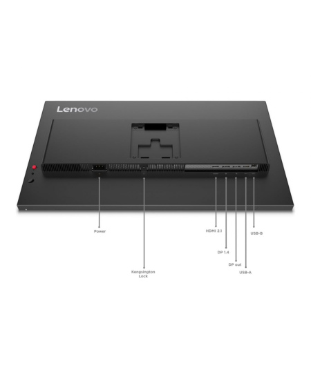 Lenovo | ThinkVision | P27Q-40 | 27 " | IPS | 16:9 | 120 Hz | 4 ms | 350 cd/m² | HDMI ports quantity 1 | Eclipse black | W