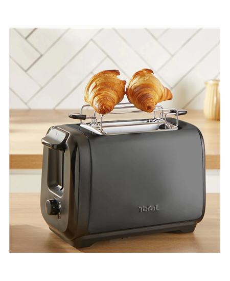 TEFAL Subito TT5S18E0 | Number of slots 2 | Power 1200 W | Black | Housing material Stainless steel/Plastic