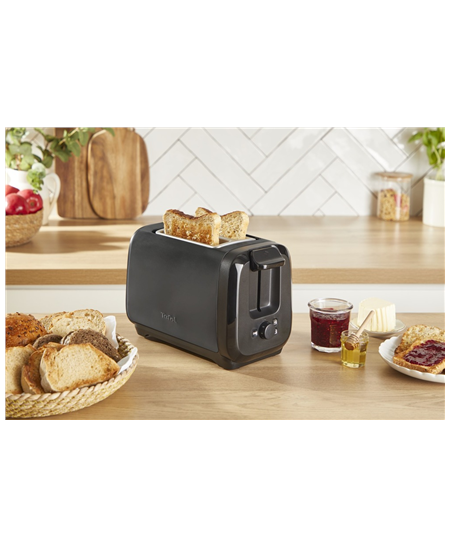 TEFAL Subito TT5S18E0 | Number of slots 2 | Power 1200 W | Black | Housing material Stainless steel/Plastic