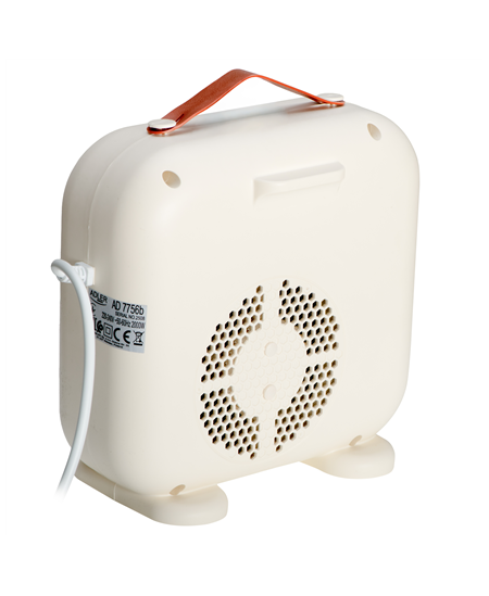 Adler LED Fan Heater with Remote Control | AD 7756 | Fan heater | 2000 W | Beige | IPX0