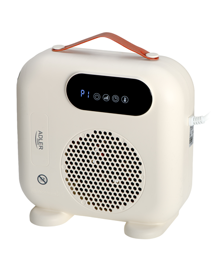 Adler LED Fan Heater with Remote Control | AD 7756 | Fan heater | 2000 W | Beige | IPX0