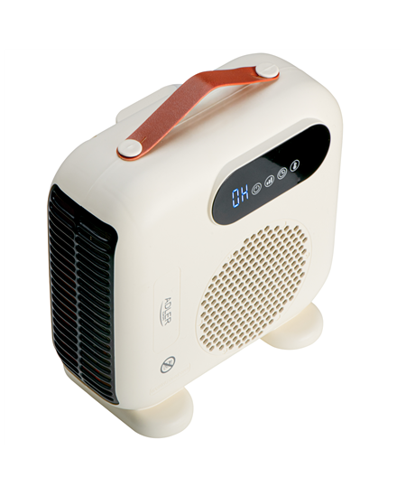 Adler LED Fan Heater with Remote Control | AD 7756 | Fan heater | 2000 W | Beige | IPX0