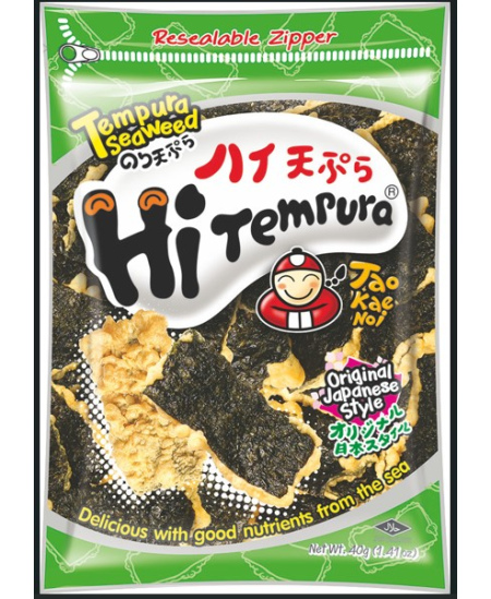 Jūros dumblių užkandis TAOKAENOI, su tempura, 40 g
