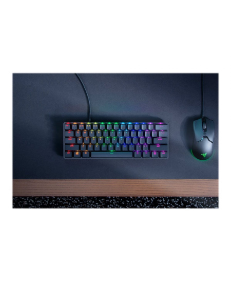 Razer Huntsman Mini  Optical Gaming Keyboard, RGB LED light, US, Black, Wired, Clicky Optical
