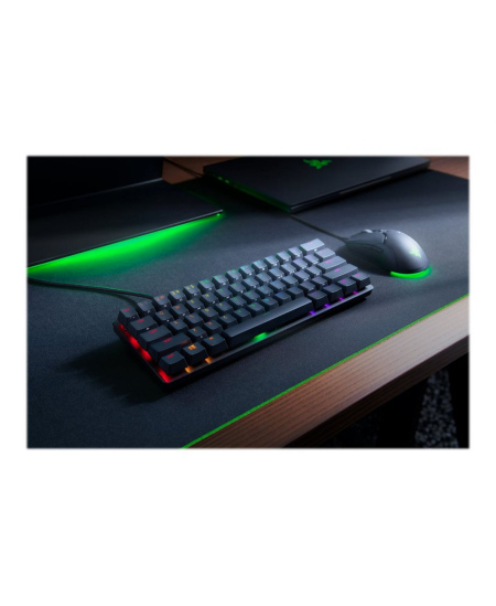 Razer Huntsman Mini  Optical Gaming Keyboard, RGB LED light, US, Black, Wired, Clicky Optical