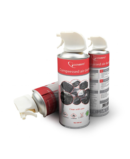 Gembird | Compressed air duster (flammable) | Air Duster | 400 ml