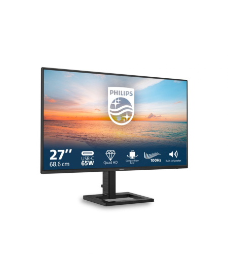 Philips | 27E1N1600AE/00 | 27 " | IPS | 16:9 | 100 Hz | 4 ms | 2560 x 1440 pixels | 350 cd/m² | HDMI ports quantity 1 | Wa