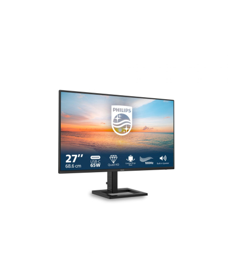 Philips | 27E1N1600AE/00 | 27 " | IPS | 16:9 | 100 Hz | 4 ms | 2560 x 1440 pixels | 350 cd/m² | HDMI ports quantity 1 | Wa
