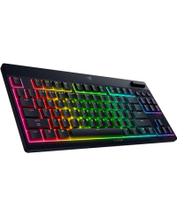Razer | BlackWidow V4 Low-Profile HyperSpeed | Keyboard | Wireless | US | Bluetooth | Orange Switches | Black