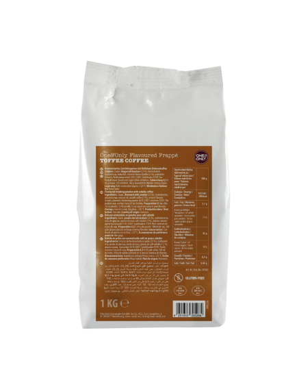Irisinės kavos skonio gėrimas ONE&ONLY Frappé, 1 kg