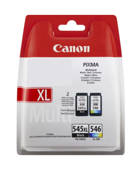 Canon PG-545XL/CL-546 (8286B010) Rašalinių kasečių komplektas, BK/CMY