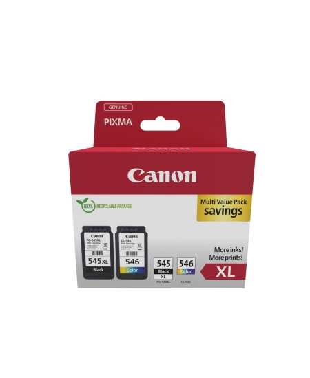 Canon PG-545XL/CL-546 (8286B010) Rašalinių kasečių komplektas, BK/CMY