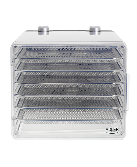 Adler | Food Dehydrator | AD 6660 | Power 600 W | Number of trays 6 | Integrated timer | Black