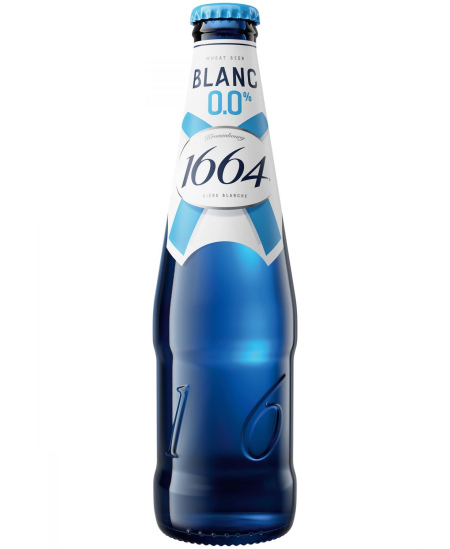 Nealkoholinis alus KRONENBOURG 1664 Blanc, 0,0 % 0,33 l, butelis