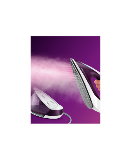 Philips | Ironing System | GC7933/30 PerfectCare Compact Plus | 2400 W | Continuous steam 120 g/min | Purple