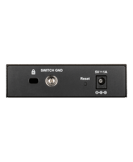 D-Link | Smart Managed Switch | DGS-1100-05V2/E | Managed L2 | Rackmountable | Gigabit Ethernet (copper) ports quantity 5