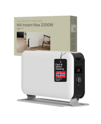 Mill Heater CO2200LEDMAX Convection Heater, 2200 W, Number of power levels 3, Suitable for rooms up to 5-30 m², White