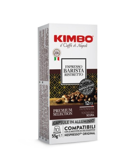 Kavos kapsulės KIMBO, Espresso Ristretto, 10x 5,5g