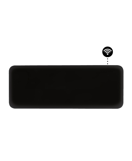 Mill Invisible Smart WiFi Heater | PA1300WIFI4B | Panel Heater | 1300 W | Suitable for rooms up to 15-19 m² | Black | IPX4