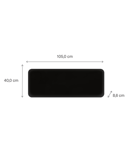 Mill Invisible Smart WiFi Heater | PA1300WIFI4B | Panel Heater | 1300 W | Suitable for rooms up to 15-19 m² | Black | IPX4