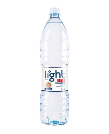 Natūralus mineralinis vanduo Rasa LIGHT 1,5 l
