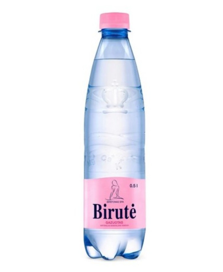 Mineralinis vanduo BIRUTĖ, 500 ml, gazuotas