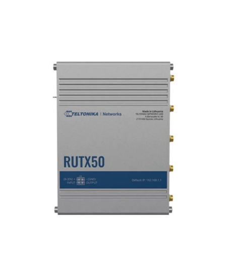 Teltonika | INDUSTRIAL 5G ROUTER | RUTX50 | 802.11ac | 867 Mbit/s | 10/100/1000 Mbps Mbit/s | Ethernet LAN (RJ-45) ports 5 | Mes