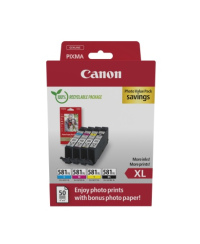 Canon CLI-581XL (2052C004) Photo value pack Rašalinių kasečių komplektas, C/M/Y/BK