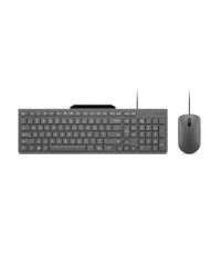 Lenovo 310 USB-A Wired Combo US English | Keyboard and Mouse Set | Wired | Mouse included | US English | Luna Grey