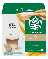Kavos kapsulės STARBUCKS, Dolce Gusto Latte Macchiato, 12 vnt, 129 g