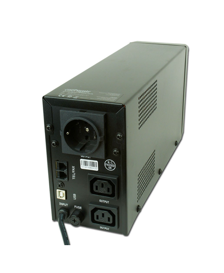EnerGenie UPS with USB and LCD display, Black 850 VA, 510 W, 220 V