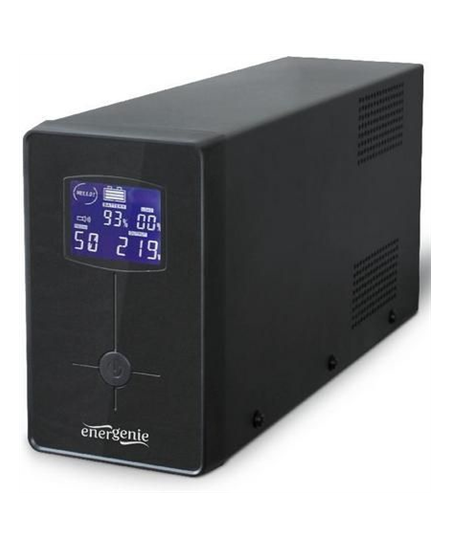 EnerGenie UPS with USB and LCD display, Black 850 VA, 510 W, 220 V