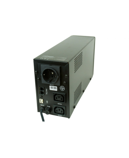 EnerGenie UPS with USB and LCD display, Black 850 VA, 510 W, 220 V
