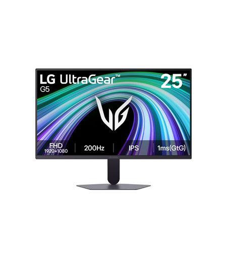 LG 25G523B-B UltraGear | 25 " | IPS | FHD | 16:9 | 200 Hz | 1 ms | 1920 x 1080 pixels | 300 cd/m² | HDMI ports quantity 2