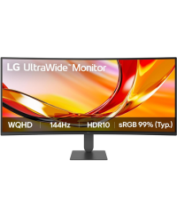 LG 34U620B-B UltraWide | 34 " | VA | WQHD | 21:9 | 144 Hz | 5 ms | 3440 x 1440 pixels | 300 cd/m² | HDMI ports quantity 2