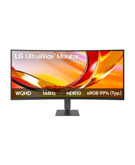 LG 34U620B-B UltraWide | 34 " | VA | WQHD | 21:9 | 144 Hz | 5 ms | 3440 x 1440 pixels | 300 cd/m² | HDMI ports quantity 2