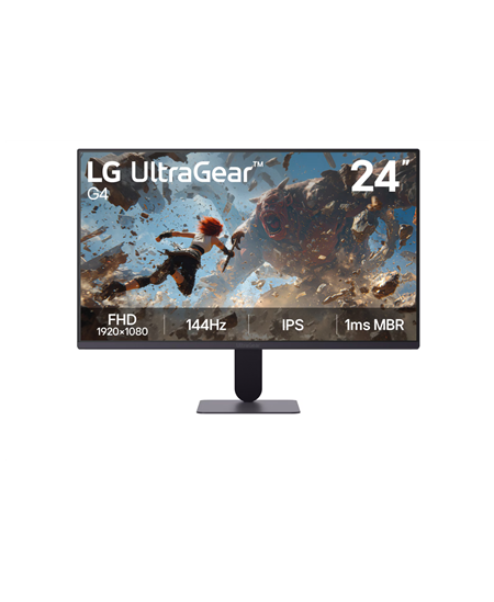 LG 24G411B-B | 24 " | IPS | FHD | 16:9 | 144 Hz | 1 ms | 1920 x 1080 pixels | 250 cd/m² | HDMI ports quantity 1
