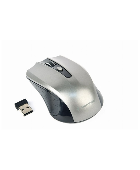 Gembird Mouse MUSW-4B-04-BG Standard, No,  Black/ Space Grey, Wireless, No, Wireless connection