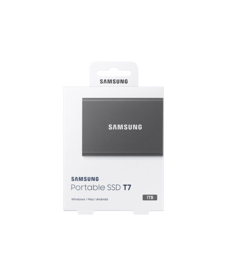 Samsung MU-PC1T0T/WW Portable SSD T7 USB 3.2 1TB Silver