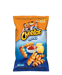 Kukurūzų užkandis, CHEETOS Spirals kečupo ir sūrio skonio, 145 g