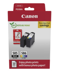 Canon PG-585/CL-586 (6205C004) Photo value pack Rašalinių kasečių komplektas, BK/CMY