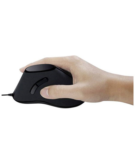 Logilink | Ergonomic Vertical Mouse | ID0158 | Wired | Optical | Black