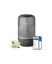 Philips | Humidifier | HU1510/03 Series 1000 | 19.6 W | Water tank capacity 3 L | Suitable for rooms up to 41 m² | Ultrasonic |