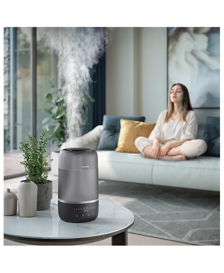 Philips | Humidifier | HU1510/03 Series 1000 | 19.6 W | Water tank capacity 3 L | Suitable for rooms up to 41 m² | Ultrasonic |