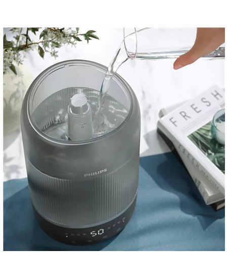 Philips | Humidifier | HU1510/03 Series 1000 | 19.6 W | Water tank capacity 3 L | Suitable for rooms up to 41 m² | Ultrasonic |