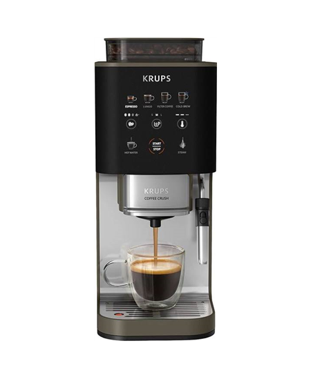 Krups Coffee Crush Experience Coffee maker SA403BE0, Black/Silver | Krups